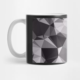 Geometric greyscale Mug